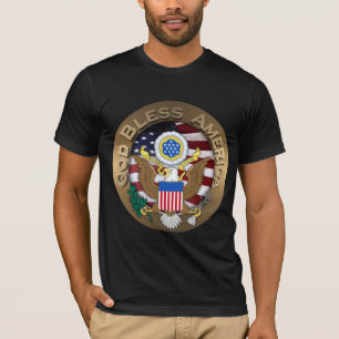 United States of America Seal - God Bless America T-Shirt