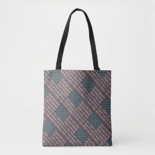 United States Of America States & Capitals Tote Bag