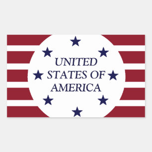 UNITED STATES OF AMERICA STICKERS