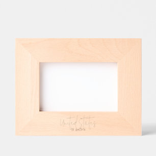 United States of America Travel Souvenir Gift Etched Frames