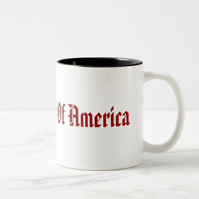 United States Of America Two-Tone Coffee Mug (Right)