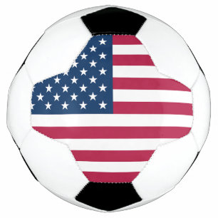 United States of America USA flag patriotic Soccer Ball