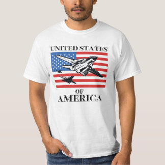 United States of America with three Fighter Jets T-Shirt