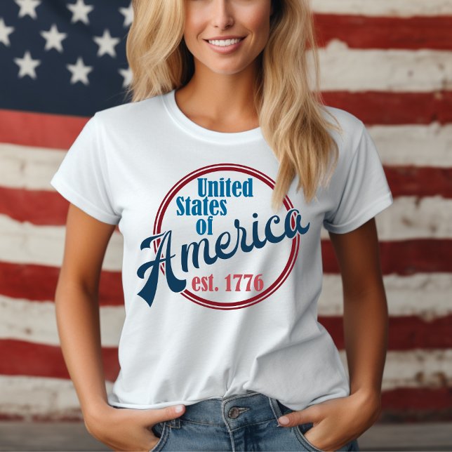 United States of American Est. 1776 Patriotic T-Shirt (United States of American Est. 1776 Patriotic T-Shirt)