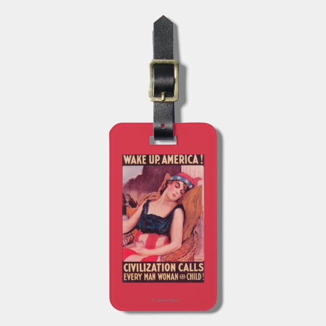 United States of AmericaWar II Promotional Luggage Tag (Front Vertical)