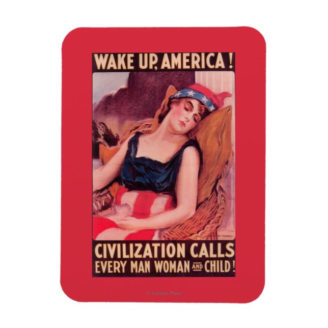 United States of AmericaWar II Promotional Magnet (Vertical)