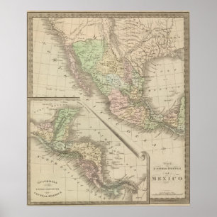 United States of Mexico Poster