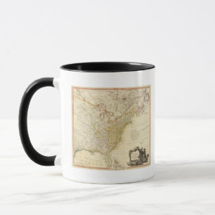 United States of North America Atlas Map Mug
