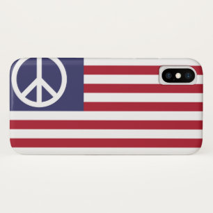 United States Peace Flag iPhone X Case