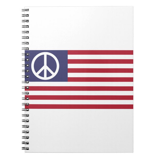 United States Peace Flag Notebook (Front)