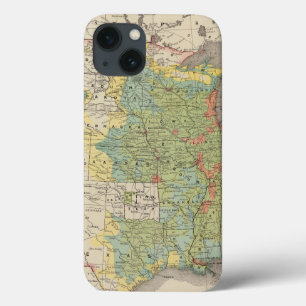 United States Population Density, 1890 iPhone 13 Case