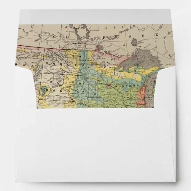 United States Population Density, 1890 Envelope (Back (Bottom))