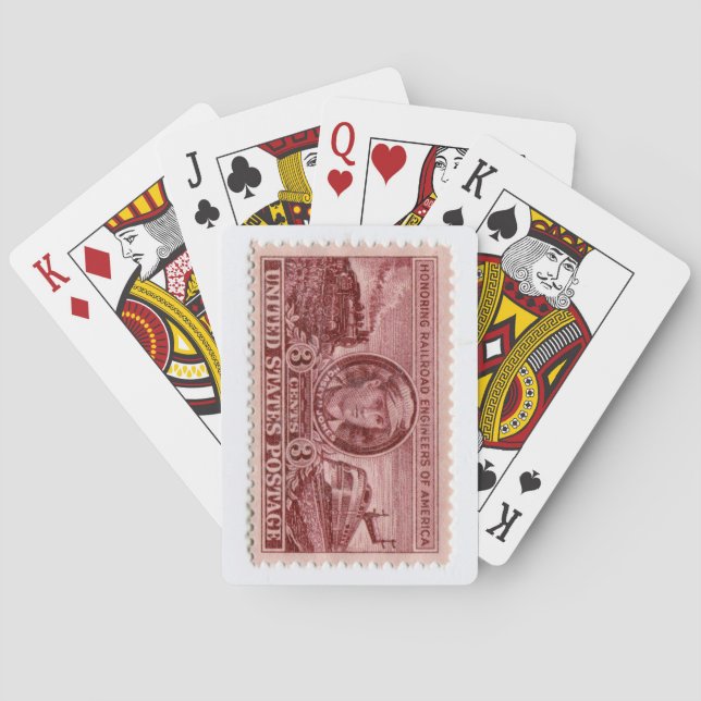 United States Postage Stamp Deck of Playing Cards (Back)