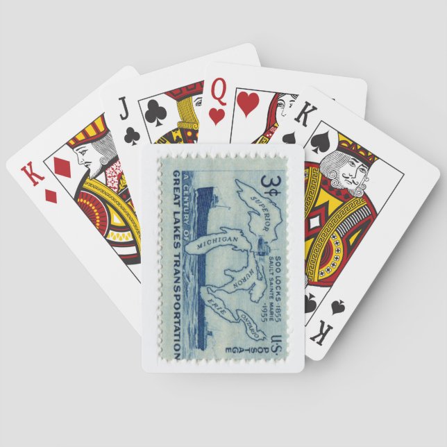 United States Postage Stamp Deck of Playing Cards (Back)