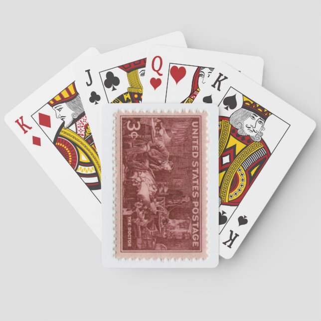 United States Postage Stamp Deck of Playing Cards (Back)
