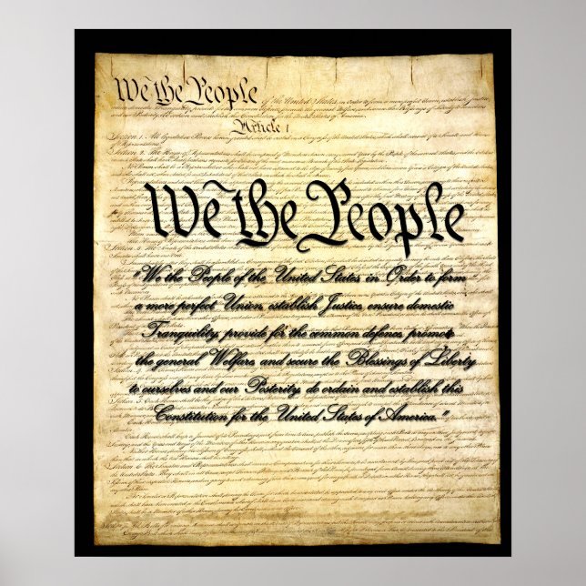 United States Preamble Poster (Front)