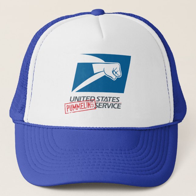 United States Pummelling Service Trucker Hat (Front)