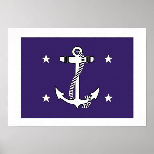 United States Secretary of the Navy Poster (Front)