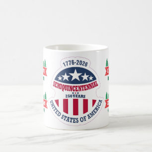 United States Semiquincentennial: New Year 2026 Coffee Mug