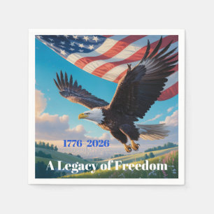 United States Semiquincentennial Standard Cocktail Napkin