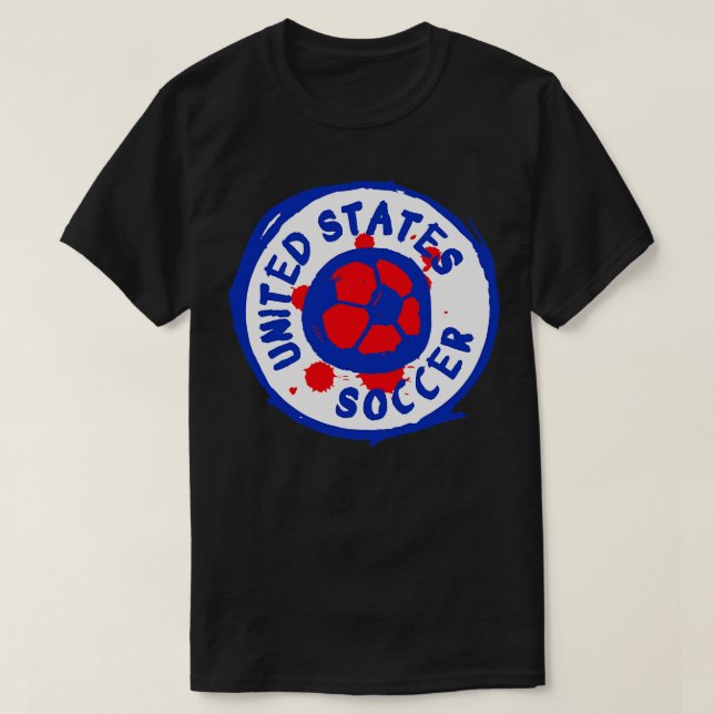 United States Soccer T-Shirt (Design Front)