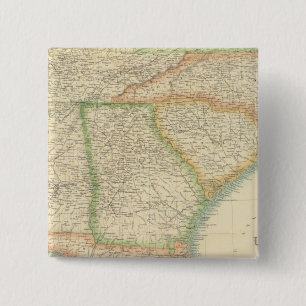 United States South Eastern States 15 Cm Square Badge