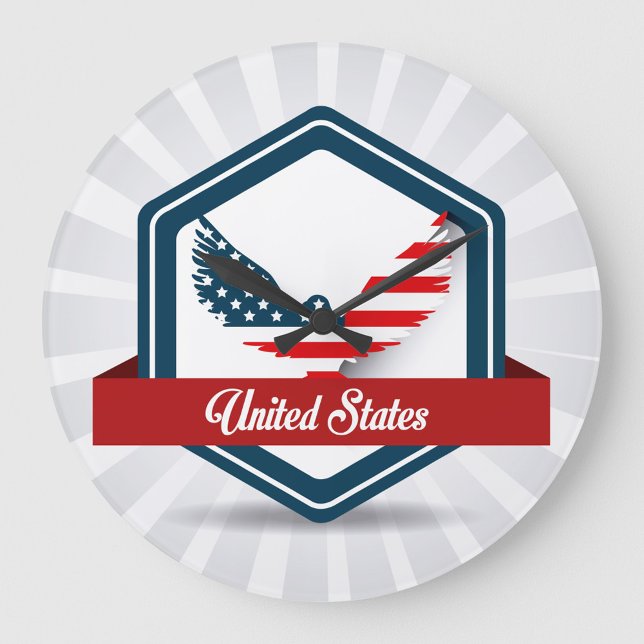 United States Square Wall Clock (Creator Uploaded)
