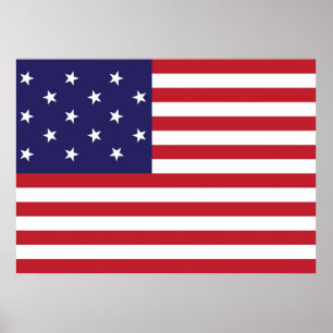 United States Star Spangled Banner Flag Poster