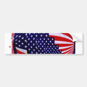 United States Stars and Stripe_ Bumper Sticker