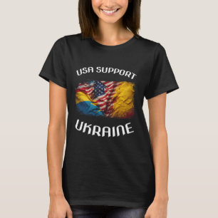 United States Support Ukraine Stand Usa Ukrainian  T-Shirt