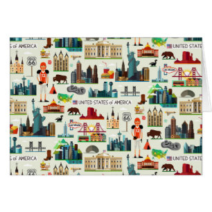 United States Symbols Pattern