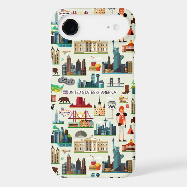 United States Symbols Pattern Case-Mate Samsung Galaxy Case (Back)