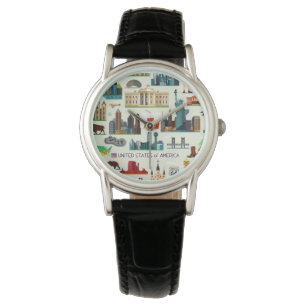 United States Symbols Pattern Watch