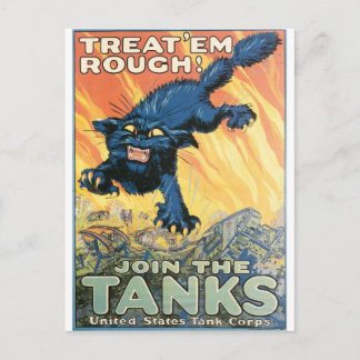 United States Tank Corps. circa 1918 Postcard