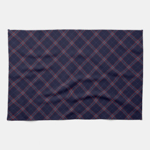 United States Tartan Designed Print (USA) Tea Towel