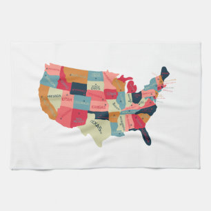 United States Tea Towel