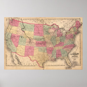 United States & territories Poster