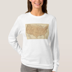 United States topographical features T-Shirt
