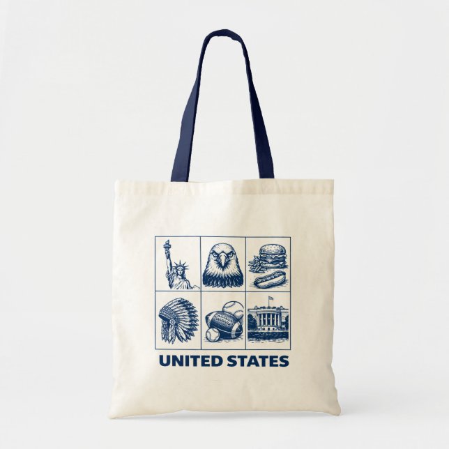 United States Tote Bag (Front)