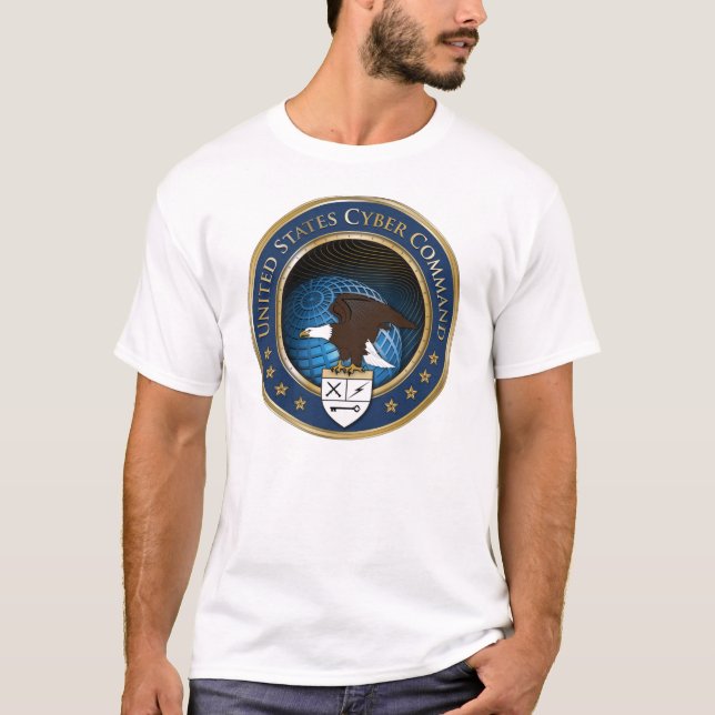 United States US Cyber Command USCYBERCOM T-shirt (Front)