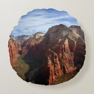 United States, Utah, Zion National Park Round Cushion