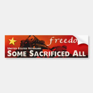 United States Veterans Bumper Sticker