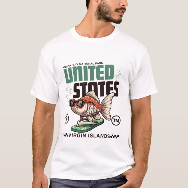 United States Virgin Islands: Bay park T-Shirt (Front)