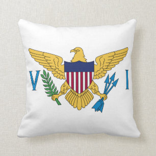 United States Virgin Islands Flag Cushion