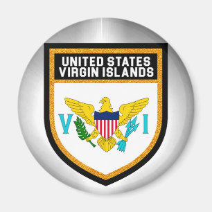 United States Virgin Islands Flag Magnet
