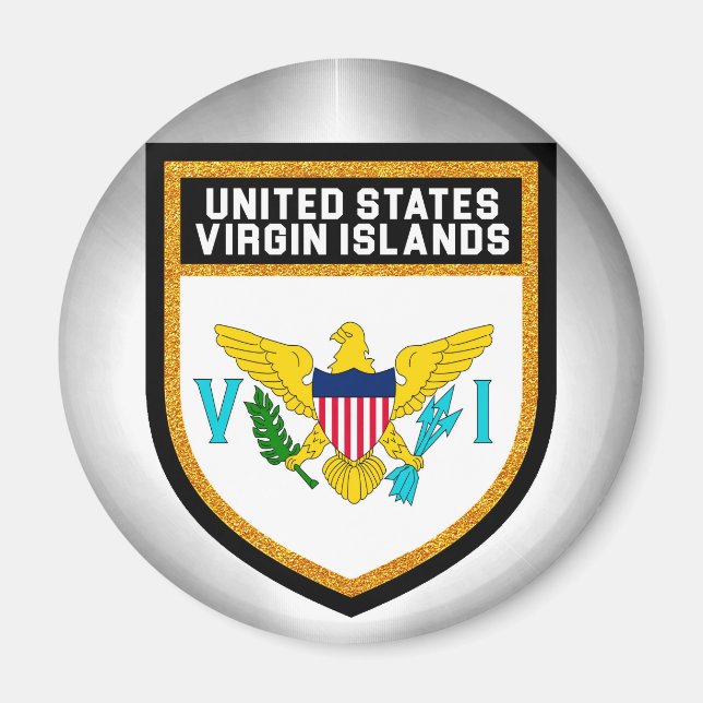 United States Virgin Islands Flag Magnet (Front)