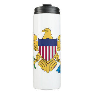 United States Virgin Islands Flag Thermal Tumbler