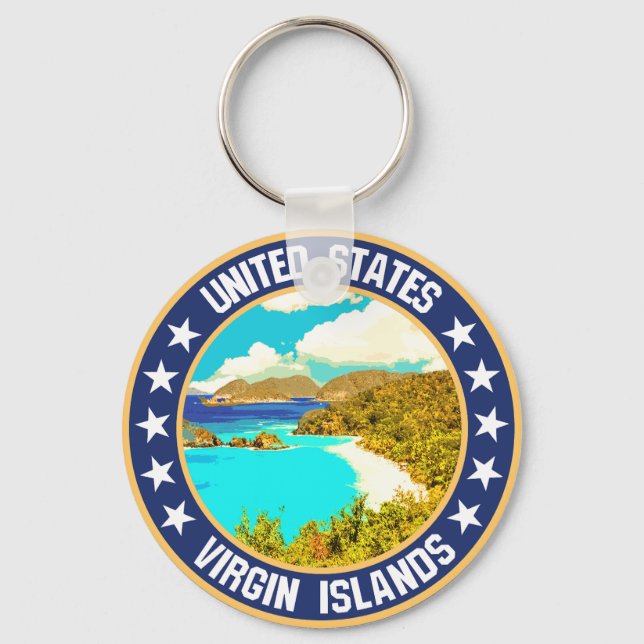 United States Virgin Islands                       Key Ring (Front)