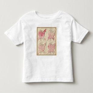 United States vitality maps Toddler T-Shirt