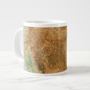 United States western section Large Coffee Mug